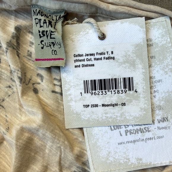 NWT🦌🦋🐦Magnolia Pearl💯Cotton Frolic Tee in One Size Fits Most - Picture 12 of 13